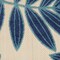 Homeroots 6 x 9 ft. Navy & Beige Leaves Indoor & Outdoor Area Rug 385233 - alternate 7